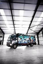 Volvo FL6 Turbo Zone Truck Art Car by Banksy 1988 года